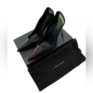 ❗️FINAL❗️ 🆕 GIUSEPPE ZANOTTI Killboy Iridescent Textured Patent Leather Pumps